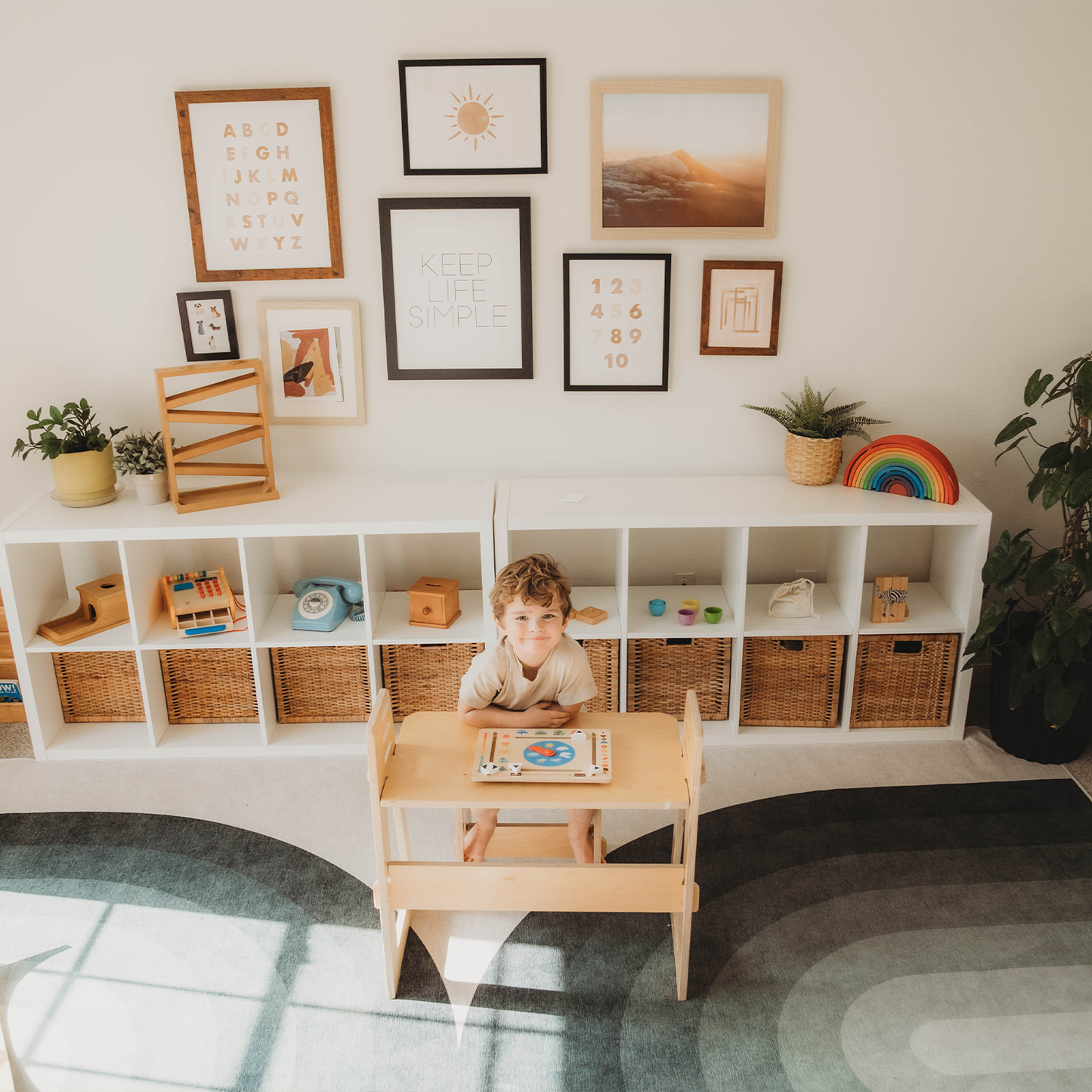 Wooden Weather Board for Toddlers