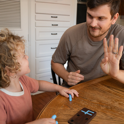 Counting Peg Board Dark Walnut Stain