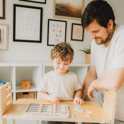 Routine Chart for Toddlers, Visual Schedule Board for Kids