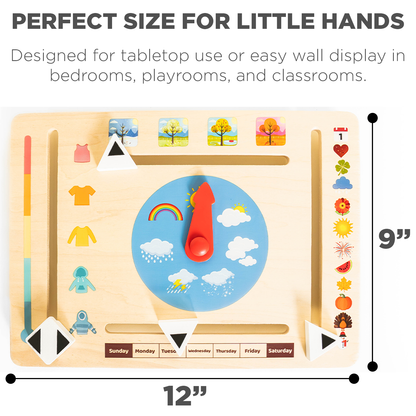 Wooden Weather Board for Toddlers