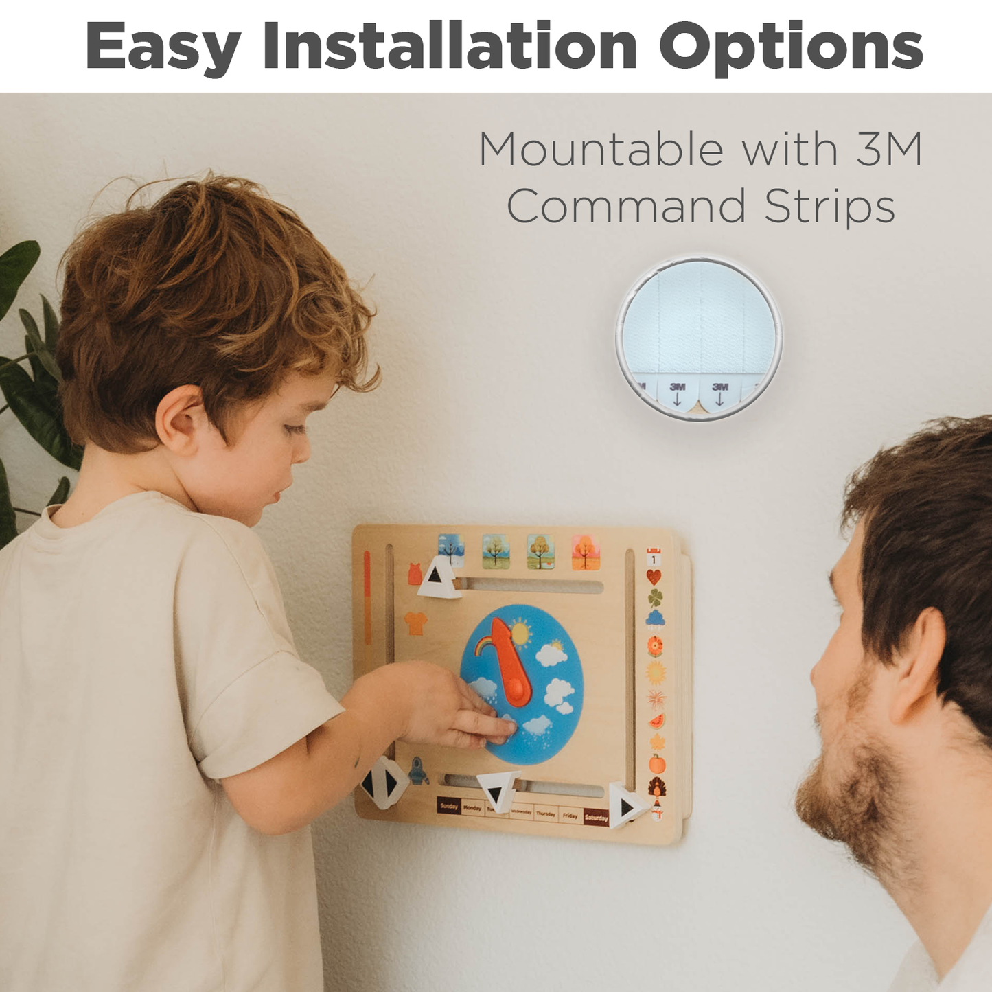 Wooden Weather Board for Toddlers