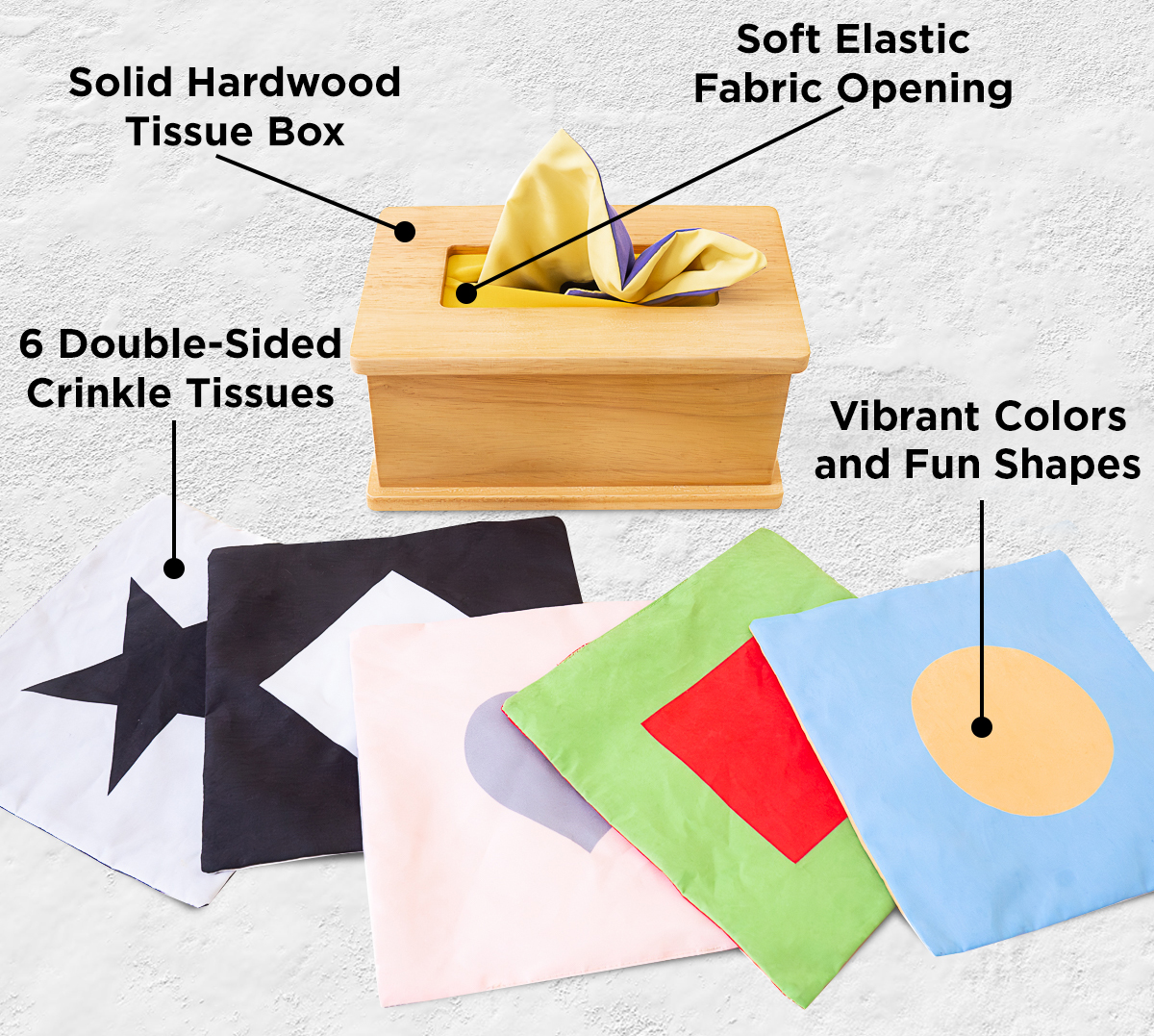 Montessori Sensory Tissue Box