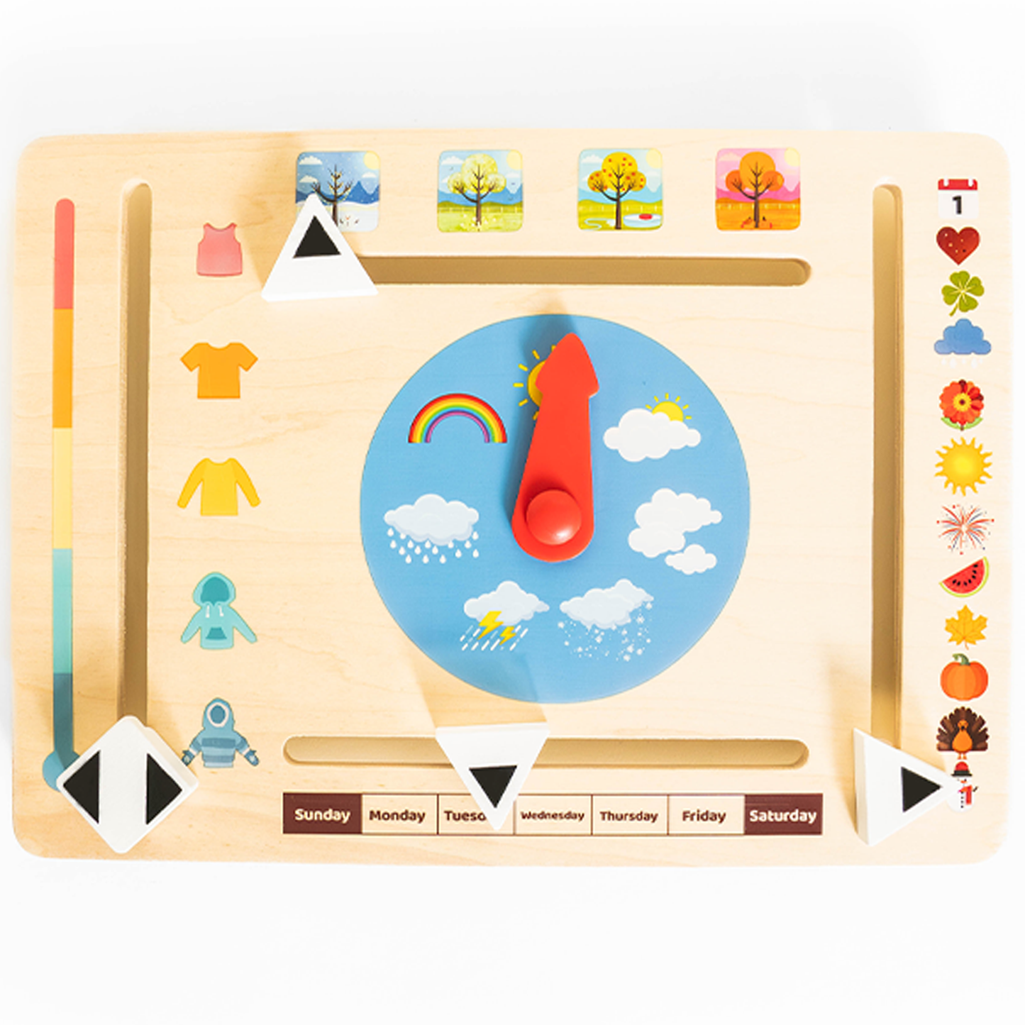 Wooden Weather Board for Toddlers