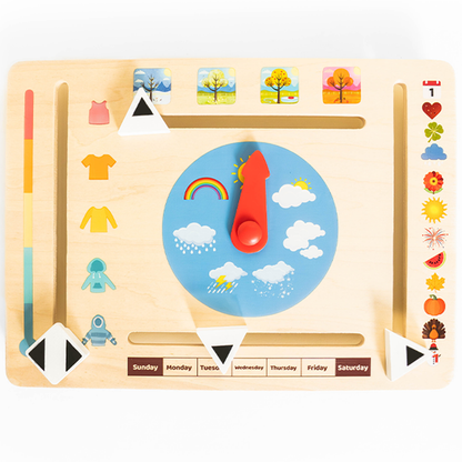 Wooden Weather Board for Toddlers