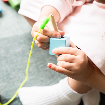 Montessori Stringing Beads for Kids