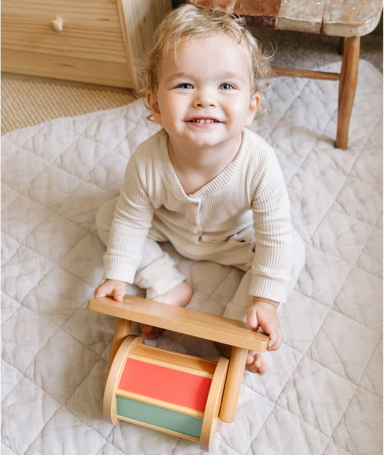 Montessori Spinning Drum Infant Toy
