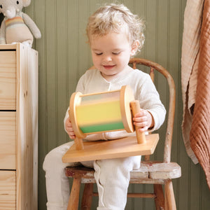 Montessori Spinning Drum Infant Toy